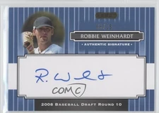 2008 Razor Signature Series Blue /25 Robbie Weinhardt #152 Auto