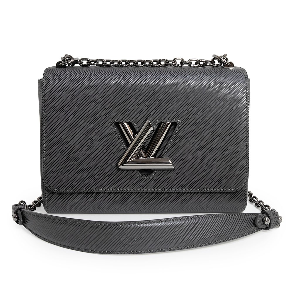 LOUIS VUITTON M56530 Twist MM Epi Leather Étoupe Grey Shoulder Bag #503