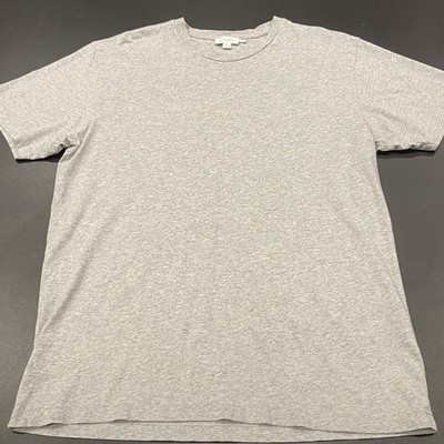 Sunspel England 1860 Classic T Shirt Herren Large grau leicht Designer