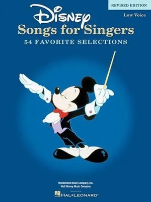 Disney Songs for Singers Sheet Music Low Voice Vocal Collection for Singers...