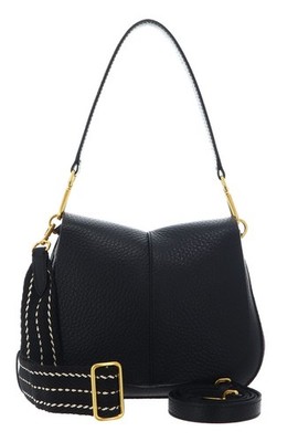 GIANNI CHIARINI Helena Round Shoulder Bag Umhängetasche Tasche Nero schwarz