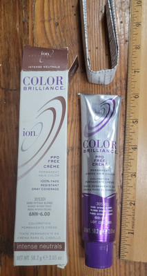 Ion Color Brilliance Permanent Hair Color Dye Dark Intense Blonde 2.05 oz. Creme