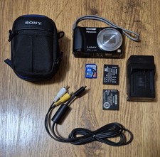 WORKING Panasonic Lumix DMC ZS19 Black Digital Camera w/ Battery, SD Charger Bag