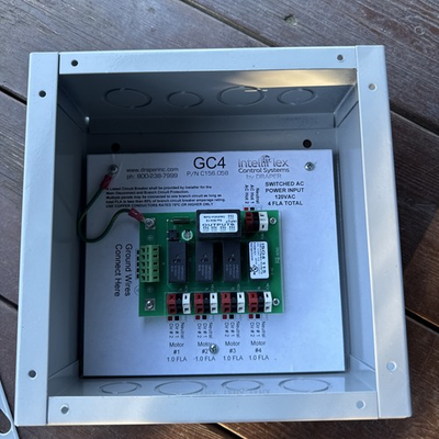 #ad Draper Intelligence Control System Switched AC Power Input 120 Volts 4 FLA $150.00