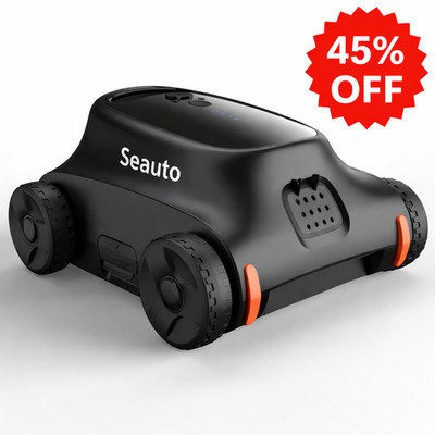 Seauto SAT10 Cordless Robotic Pool Cleaner 180min Runtime Brushless Motors