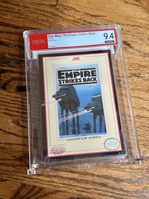 Star Wars Empire Strikes Back Sealed Nintendo PSA 9.4 NES ESB Wata 