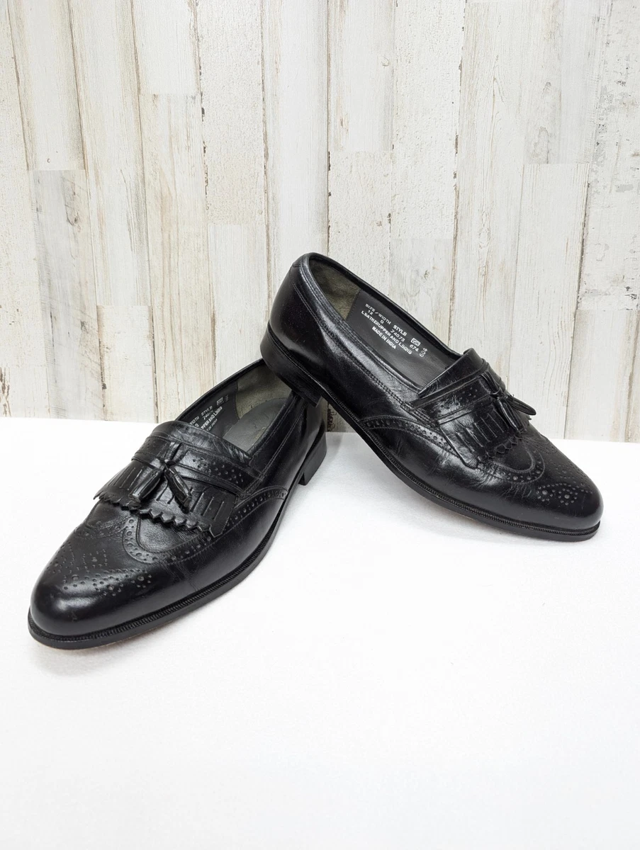 Oakton Black Leather Upper Dress Shoes for Men for sale | eBay display picture 2
