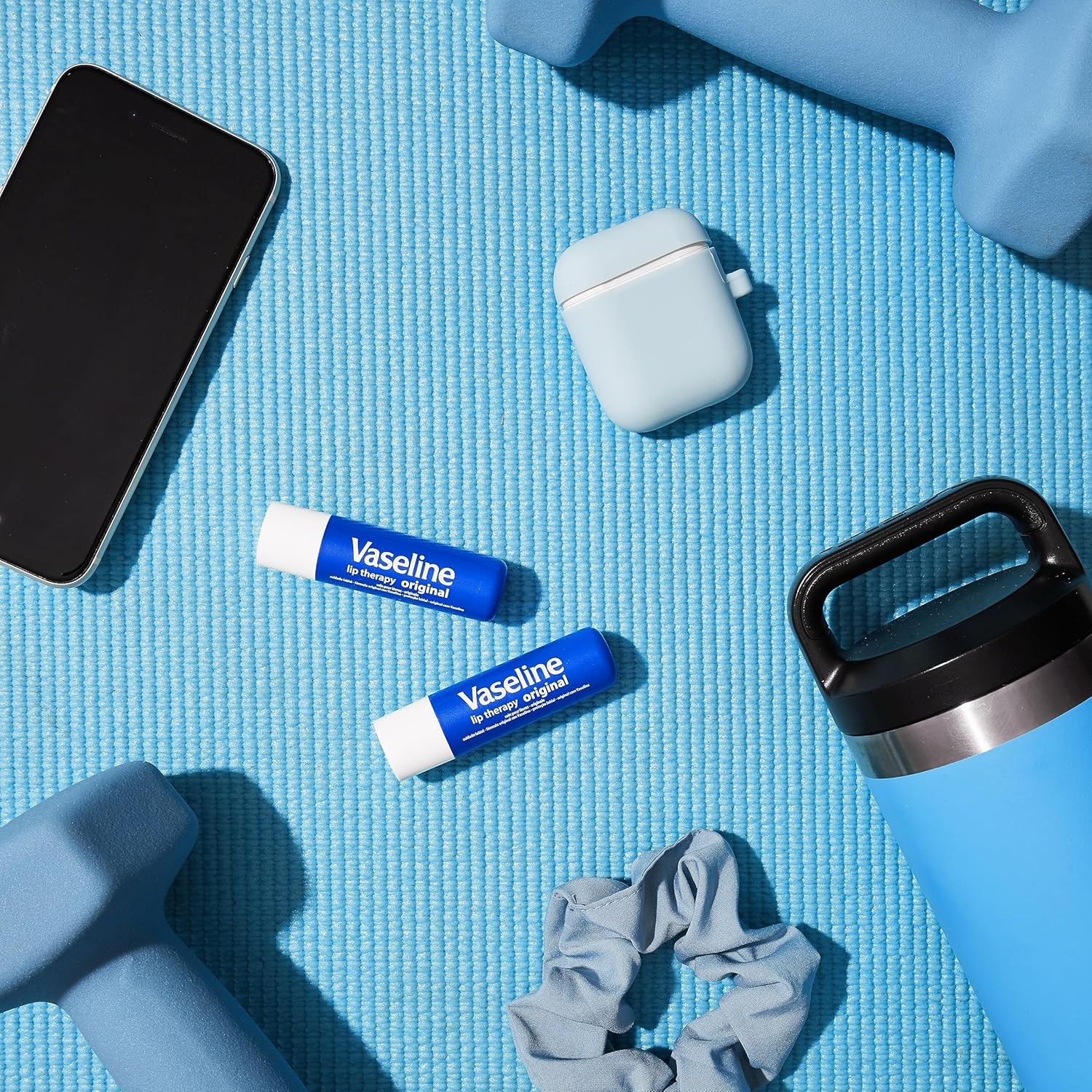 Vaseline Lip Therapy Care Original, Fast-Acting 0.16 Ounce (Pack of 4), White 