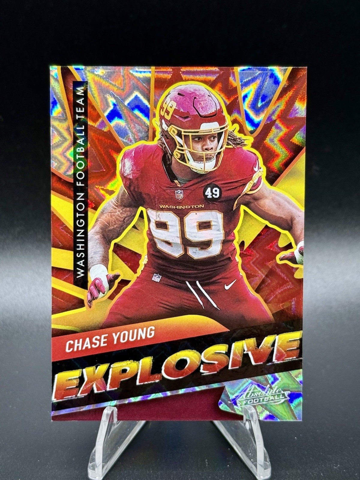 2021 Panini Absolute Football - Explosive Chase Young #E39 SSP Case Hit