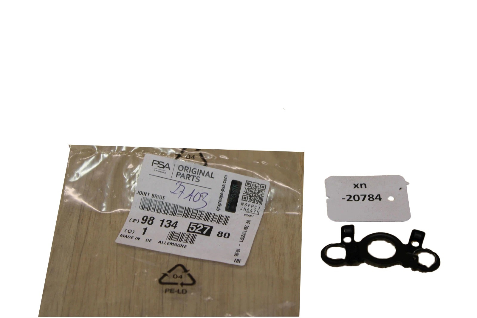 Joint tuyau retour huile haute résistance thermique pour Peugeot 308 et 3008
