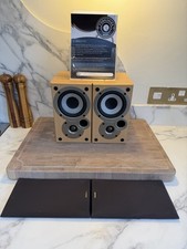 Denon SC-M50 Bookshelf Speakers Pair Beech 2 Way Reflex Hi-Fi Tested