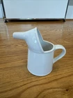 Vintage White glass Milk Pitcher