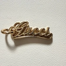 Gucci GG Zipper Pull Upcycled Charm Rescued Repurposed