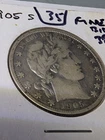 1905-S Barber Half Dollar Coin