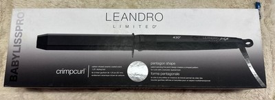 BaBYLISS Pro Leandro Limited 1.25'' Crimpcurl Curling Wand / Pentagon Shape 