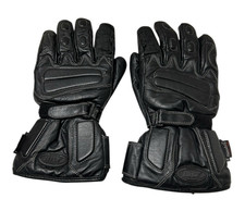 BILT Motorcycle Riding Gloves Men's Size 2XL Black Knuckle Guards Waterproof