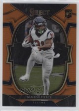 2022 Panini Select Concourse Orange Prizm 18/49 Dameon Pierce #47 12tf