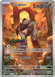Terrakion 135/086 SV: White Flare Illustration Rare