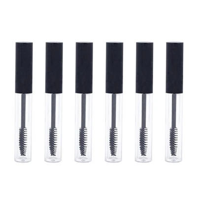 6 Pcs Clear Mascara for Eyelashes Empty Tube Wand Makeup Containers - Image 1 of 4