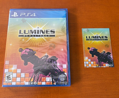 Lumines Remastered PS4 Brand New Sealed Limited Run Games LRG W/ Card