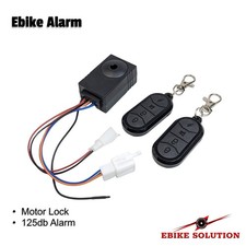 36-72V Bike Alarm System With Two Remote Control Electric Bicycle Security