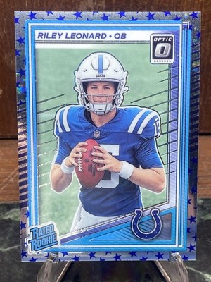 2025 Panini Donruss Optic - Rated Rookie Riley Leonard #255 Stars Prizm (RC)