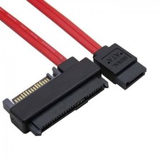 JSER SFF-8482 SAS 29 Pin to 7 Pin SATA Hard Disk Drive Raid Cable with 15 Pin SA