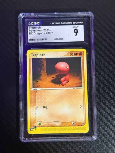 Trapinch graded CGC 9 for sale on eBay