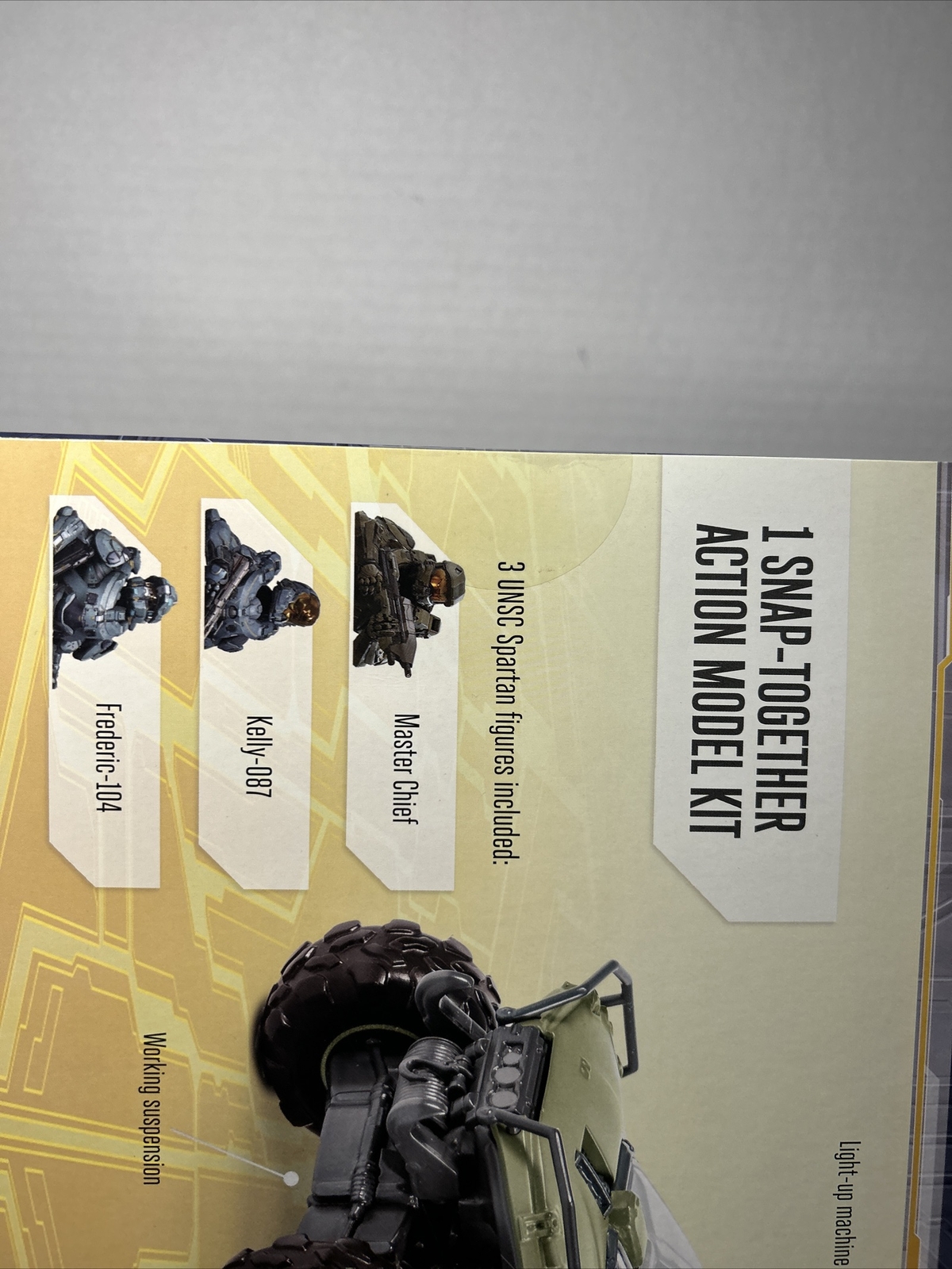 Revell Halo UNSC Warthog 85-1766 Build & Play Snap-Tite Model Kit Lights Sounds