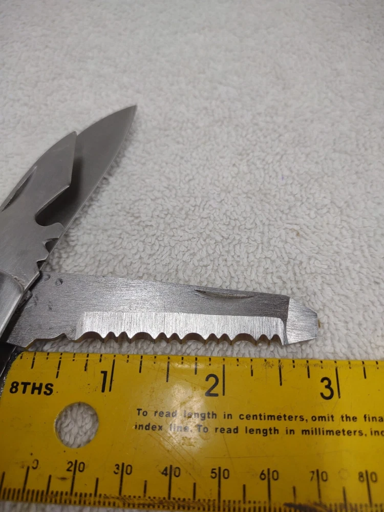 Multi Tool Knife Pliers Saw Screwdriver Bottle Open Stainless Steel Survival Kit
