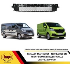 RENAULT TRAFIC 2014 - 2019 FRONT BUMPER LOWER GRILLE CENTRE 622544919R