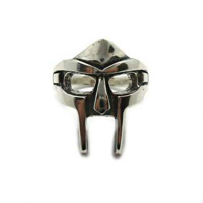 Echt Sterling Silber Biker Ring gepunzt massiv 925 Maske R001939