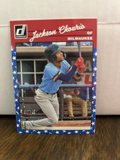 Jackson Chourio 2023 Donruss Baseball Retro Base Independence Day #243