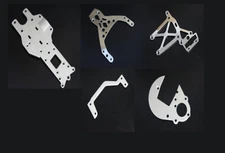 Rear Chassis Gear Plates Kit for HPI Rovan Kingmotor Baja 5B 5T SS buggy