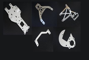 Plaque Supérieure Avant HPI Baja 5T/5B En Aluminium Argenté - Compatible Rovan/King Motor, 1:5, Neuve