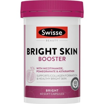 swisse beauty glutathione Swisse Beauty Bright Skin Booster Nicotinamide Glutathione Vitamin C 60  Caps