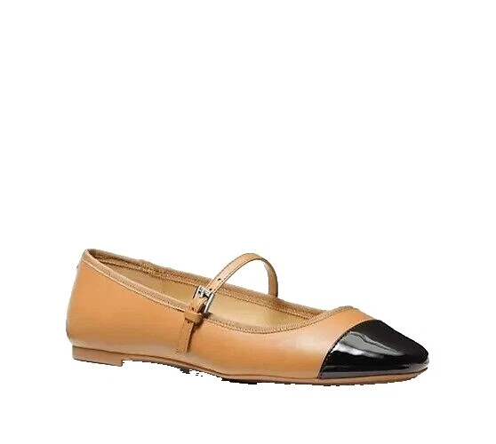 Parte superior de cuero Michael Kors Ballet Flats para Mujer