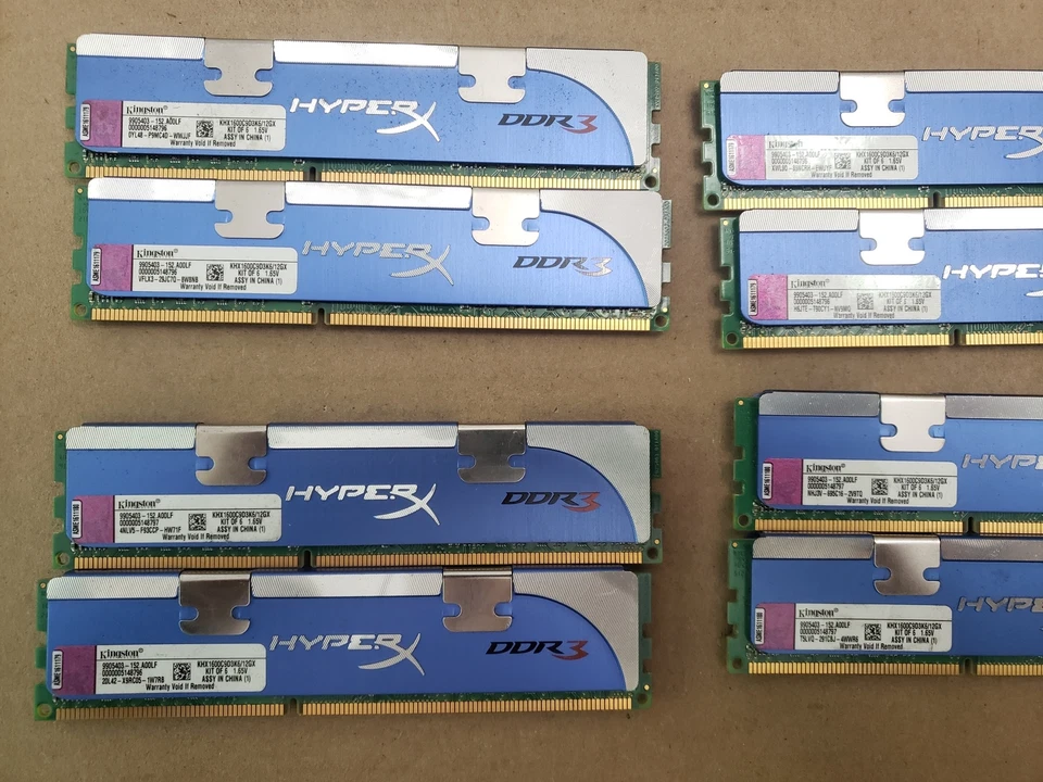 4GB KINGSTON KHX1600C9D3K6/12GX HYPERX (2X2GB) DDR3 GAMING DESKTOP RAM / C3-9 - Image 3 of 4