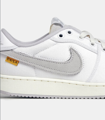 Nike Air Jordan 1 Retro x Union AJKO Low SP Canvas White Size 12 M