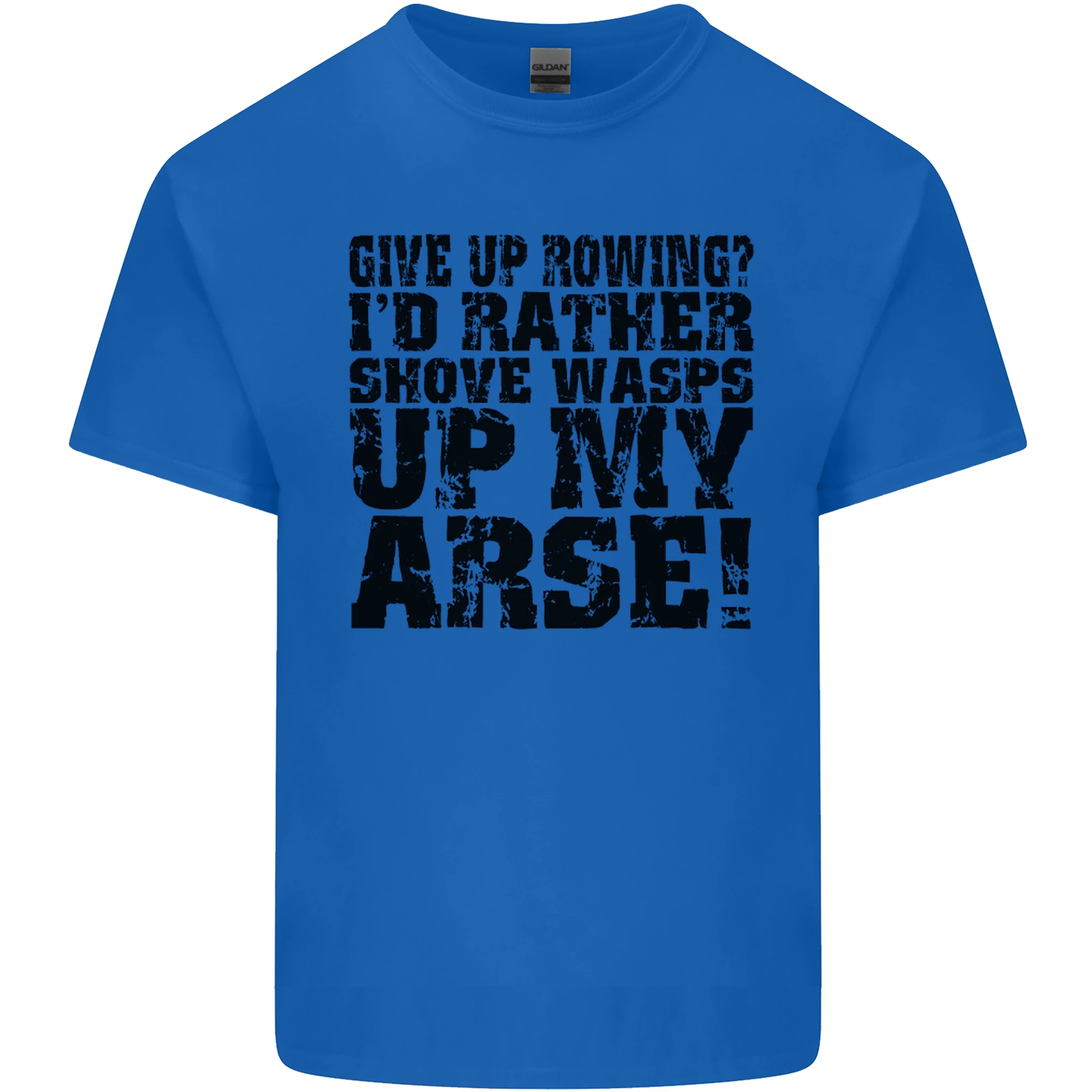 FILA Rinunciare al canottaggio? T shirt maglietta uomo cotone Boat Rower Coxman divertente