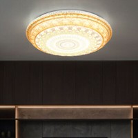 Deckenleuchte Deckenlampe Wohnzimmerleuchte Led Flurlampe Bunt Antik D 39 Cm