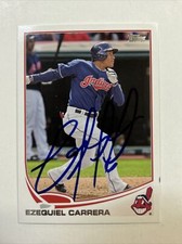Ezequiel Carrera Signed 2013 Topps #US169 Autograph Card In Person M813