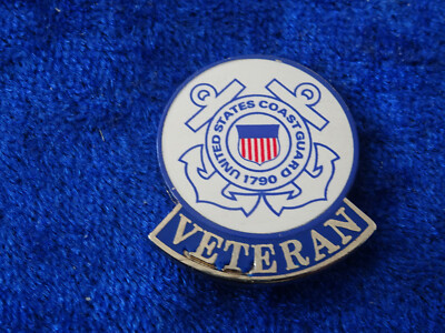 US Crest Pin Badges Coast Guard Veteran