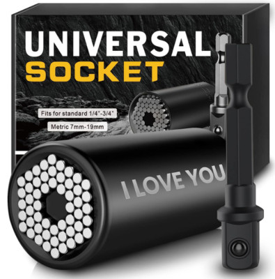 Most Power Grip Universal Steckschlüssel Einheitsgröße Multitool Geschenk für Männer
