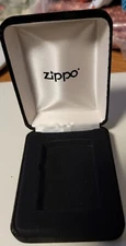 Zippo Black Velour/Velvet spring loaded display case