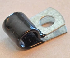 1963-1964 Ford Galaxie Rear Axle Vent Tube Frame Clip, Mercury Hose Clamp 1962