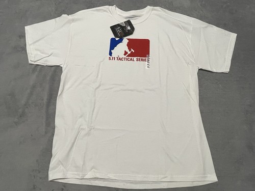 5.11 511 Tactical Series T-Shirt Men’s XL Extra Large White American Fighter