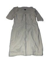 Ann Taylor Size M Dress Length 34” Zip Ivory Lined L10