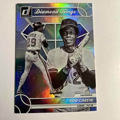 2023 Panini Donruss - Diamond Kings Career Stat Line #2 Rod Carew 257/353