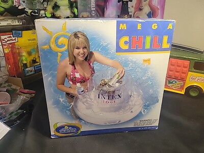 New Open Box Intex Mega Chill 31  Floating Cooler The Wet Set